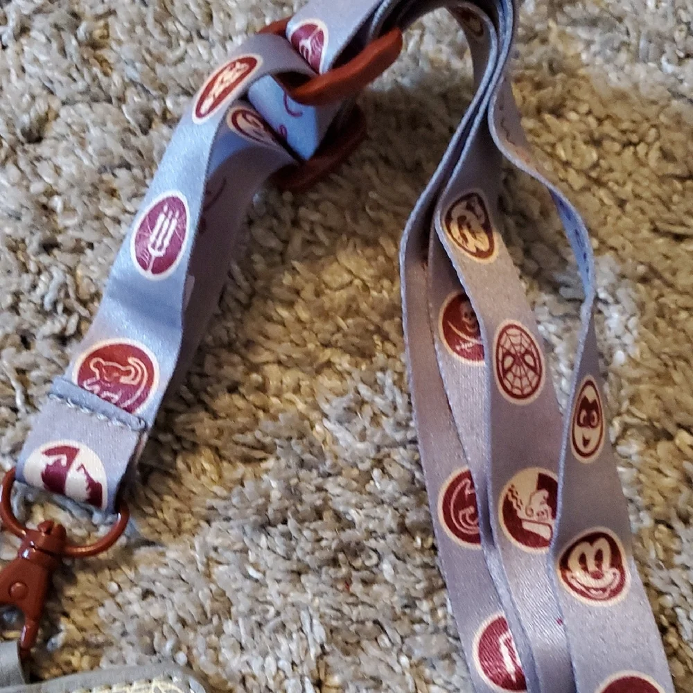 Disney Destiny Gray and Cream Inaugural Sailing Lanyard ❤️🖤